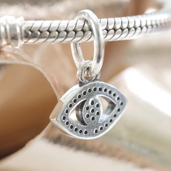 Pandora Symbol Of Insight Evil Eye Charm 791349CZ - Picture 2 of 3